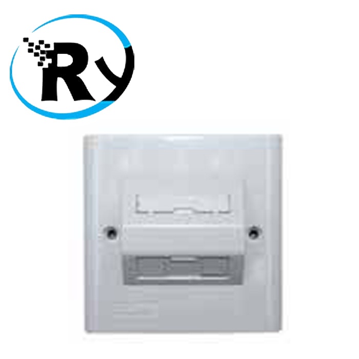 Belden Faceplate Double Port 2 Port Face Plate 2 Hole Original White