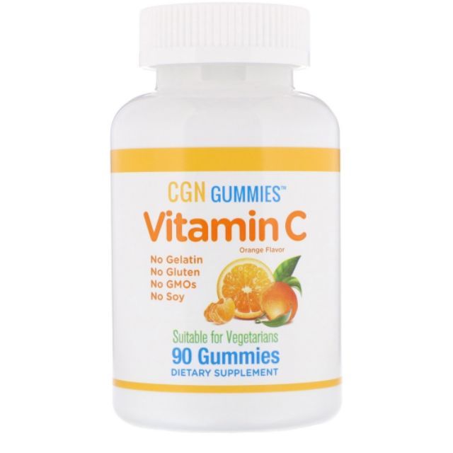 CGN,Vitamin C Gummies, Gelatin Free, 250mg,90Gummies Shopee Philippines
