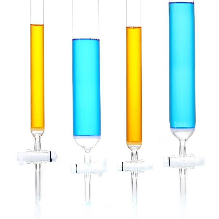 Glass Chromatography Column with Sintered Disc 200/300mm Ion Exchange