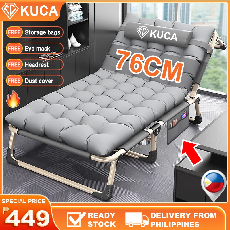 [10 FREE Gifts] KUCA folding bed with foam folding chair foldable bed
