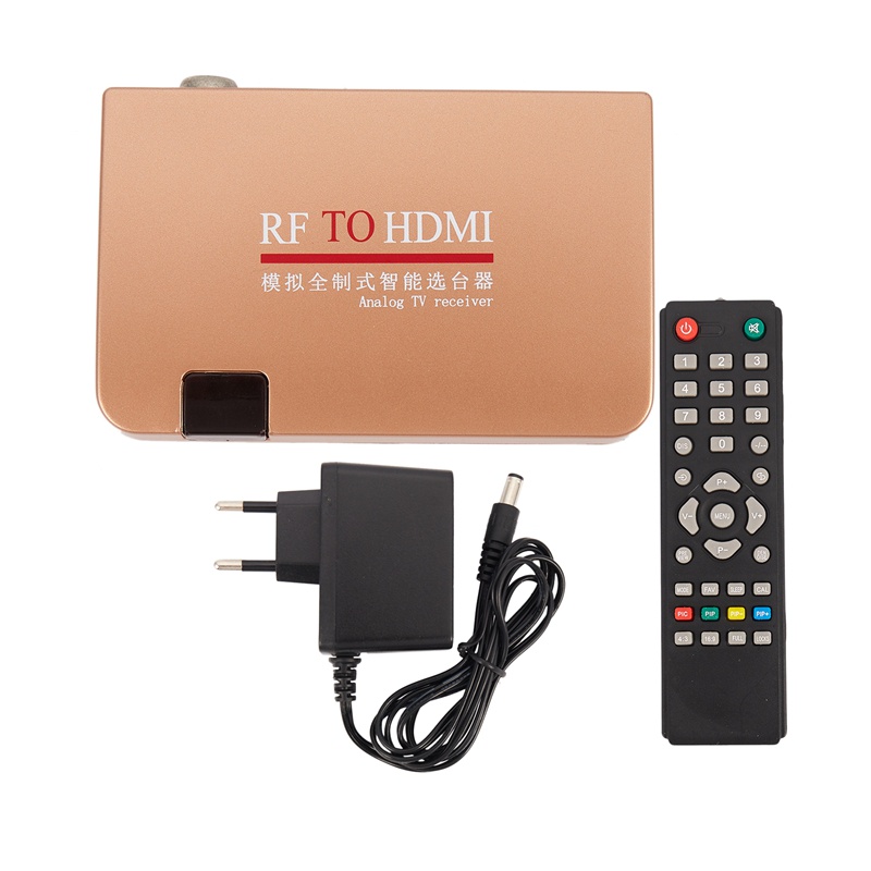 RF To HDMI Converter Analog Digital Box Remote Control EU Plug | Shopee