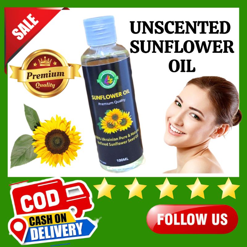 100ml SUNFLOWER BEAUTY OIL FOR FACE, BODY, COSMETIC USE/Sunflower