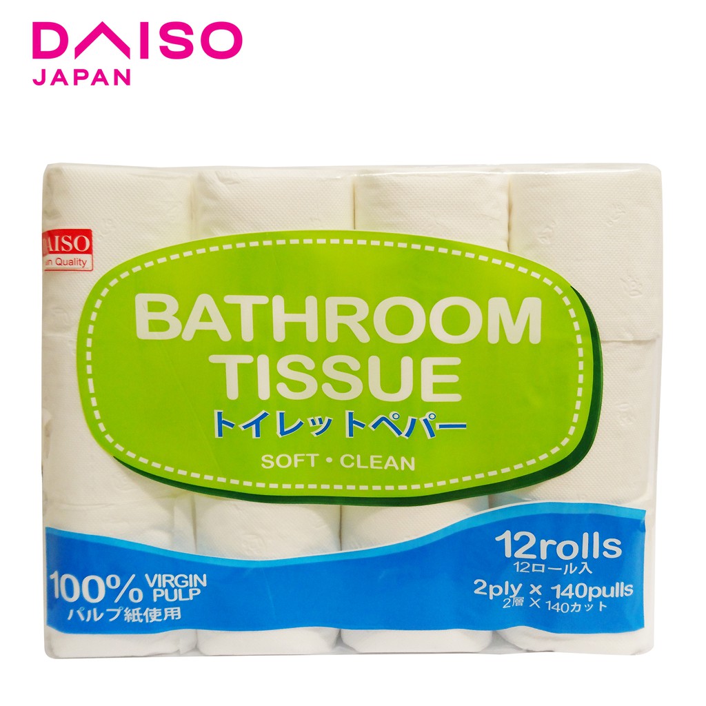 Daiso Bathroom Tissue 12 Rolls Shopee Philippines