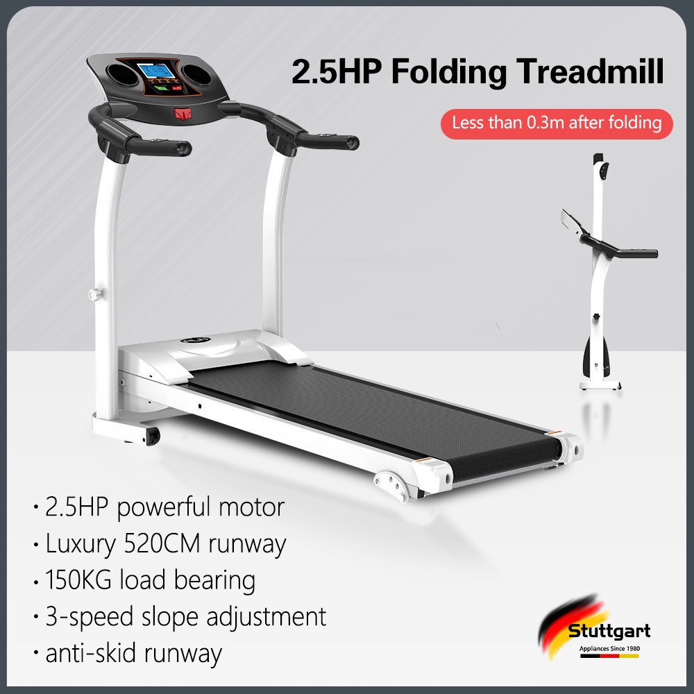 2.5HP luxury treadmill, electric treadmill, folding treadmill, walking