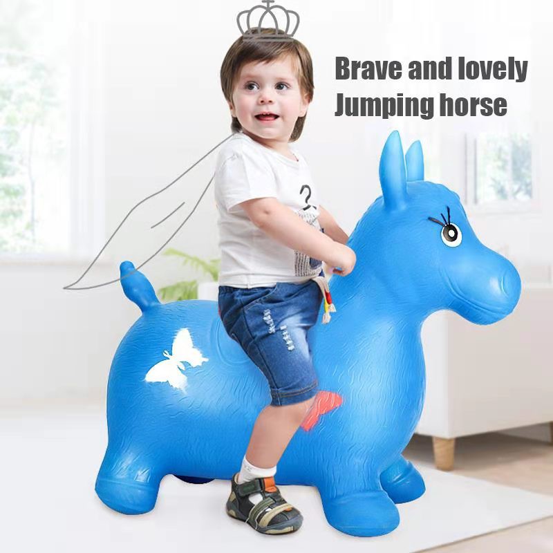 Bouncy Donkey Animal with & without Sounds Kiddie Inflatable Toys