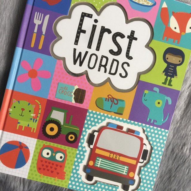 Big Board Book First Words Shopee Philippines