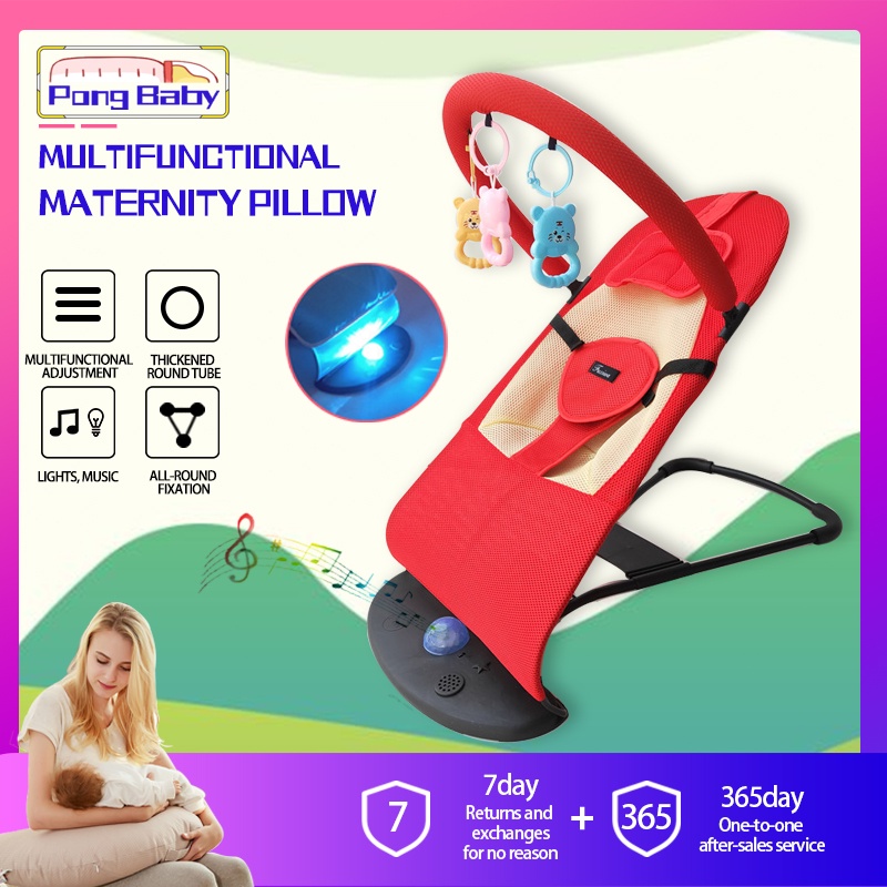 Baby Rocking Bed Soft Newborn Bouncing Chair Coaxing Sleep Rocking