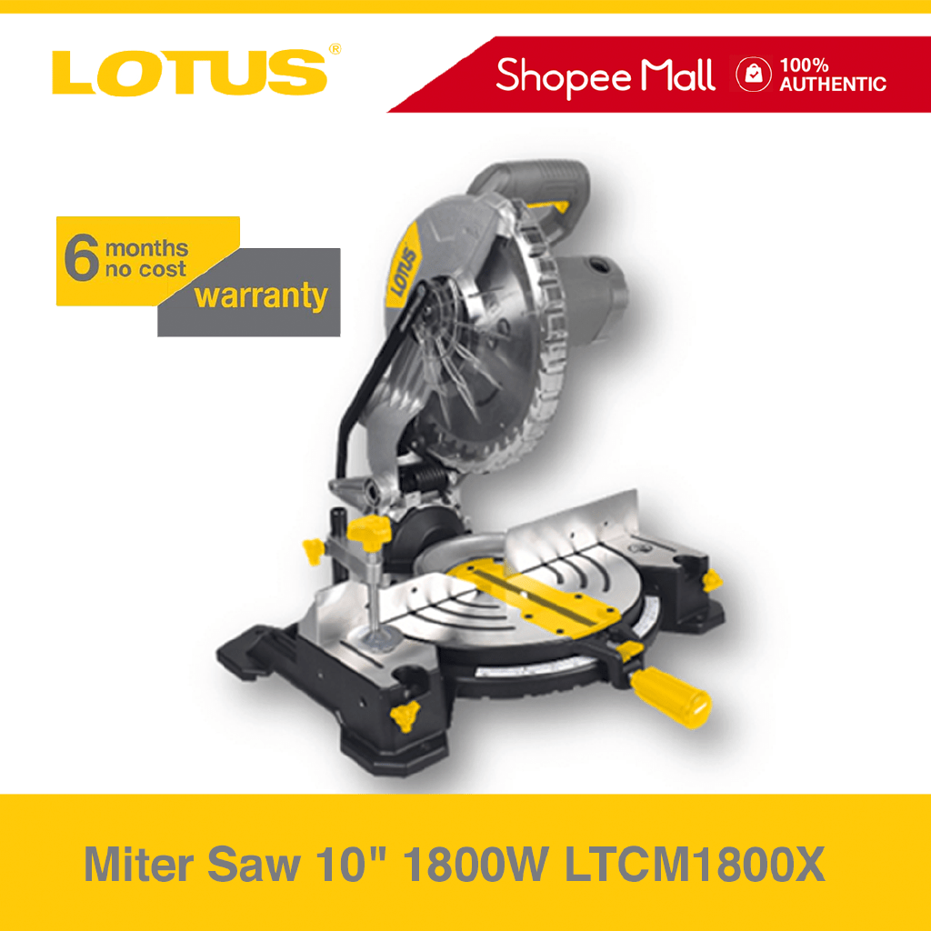 Lotus Miter Saw 10" 1800W LTCM1800X Shopee Philippines