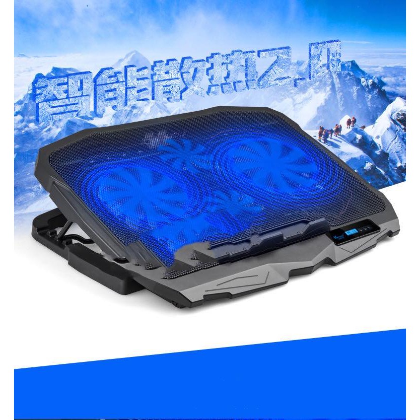 Laptop cooling pad With Large Fans For 14 17 Inch Laptop Shopee