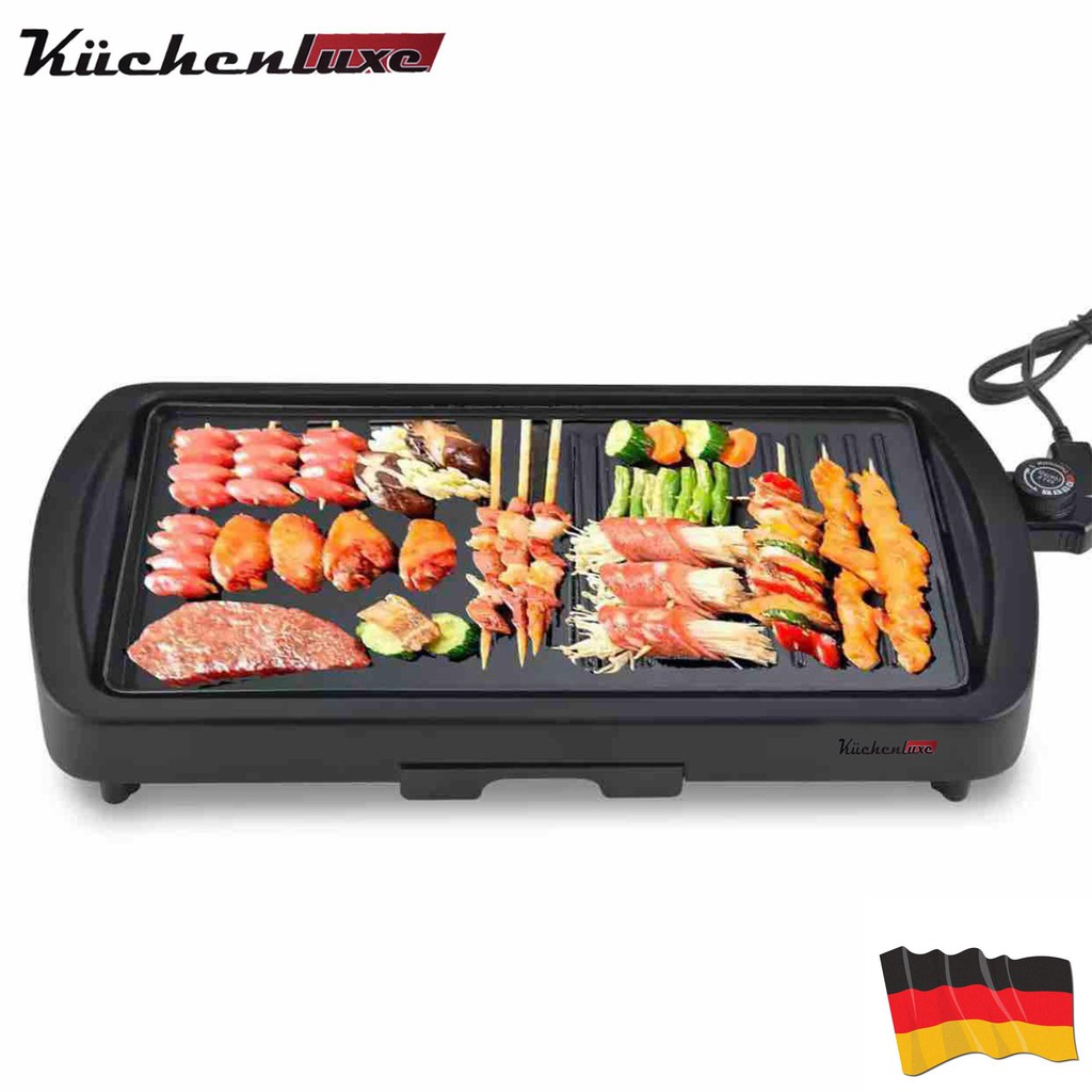 Authentic 2in1 Samgyupsal Electric Grill with Automatic Oil Exhaustion