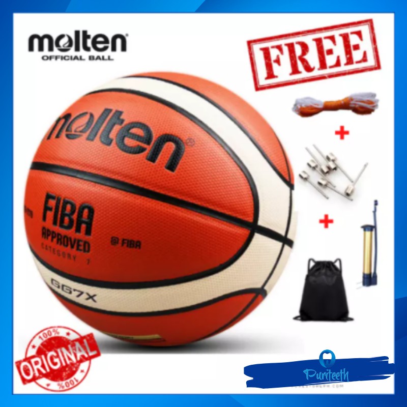 Original Basketball Ball GG7X Size 7 FIBA Approved PU Leather Material