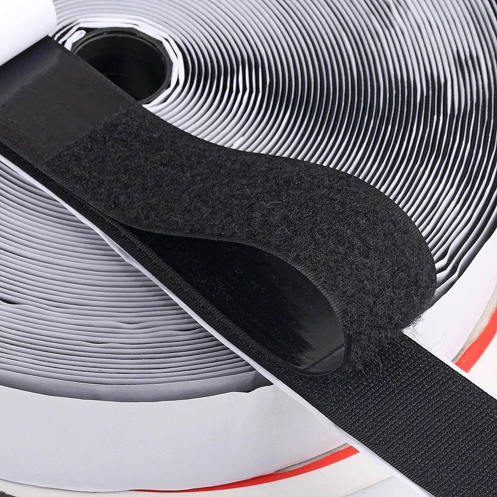 20MM Self Adhesive Velcro Tape Strong Tape 1/5 meter Loop And Hook Fastener Magic Tape Shopee