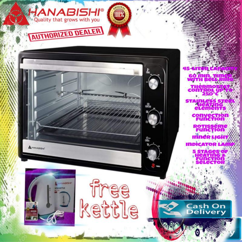 HEO 45SS hanabishi electric oven Shopee Philippines