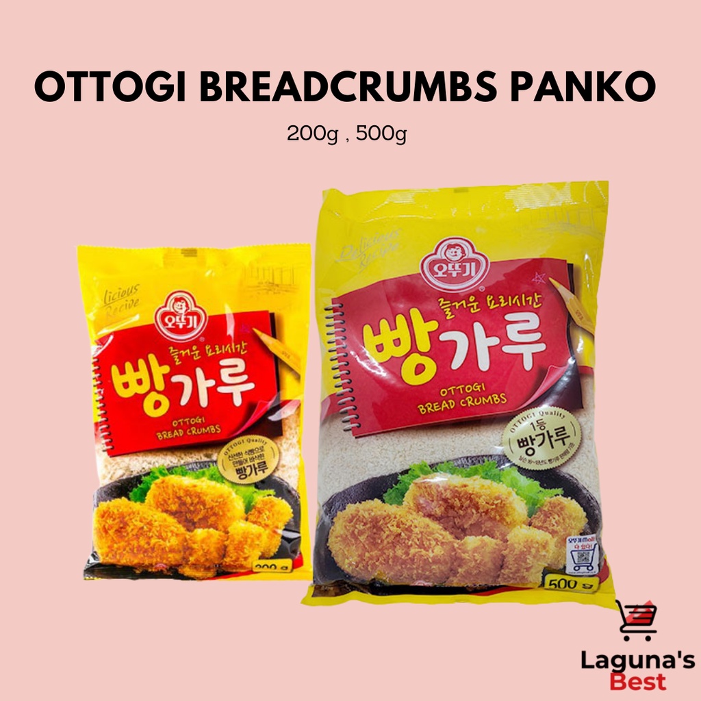 Ottogi Breadcrumbs Panko 200g, 500g 1kg Shopee Philippines