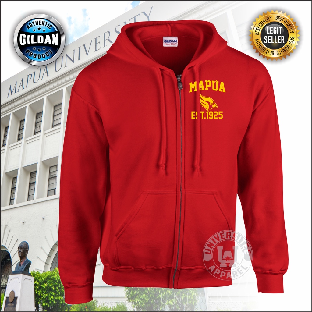 GILDAN Brand MAPUA University Jacket MAPUA Cardinal MIT Hoodie Sweater