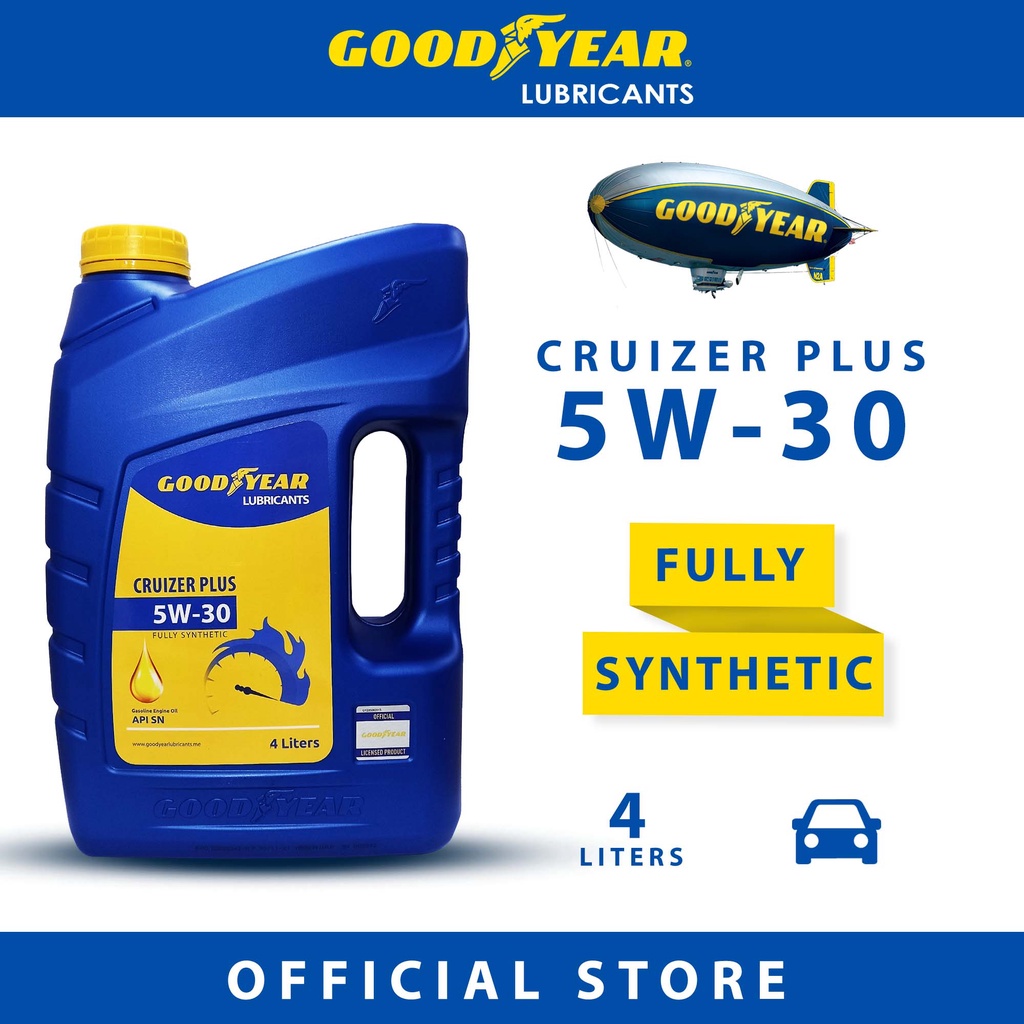 GOODYEAR Fully Synthetic CRUIZER PLUS 5W30 Gasoline Engine Oil (4 Liters) Shopee Philippines