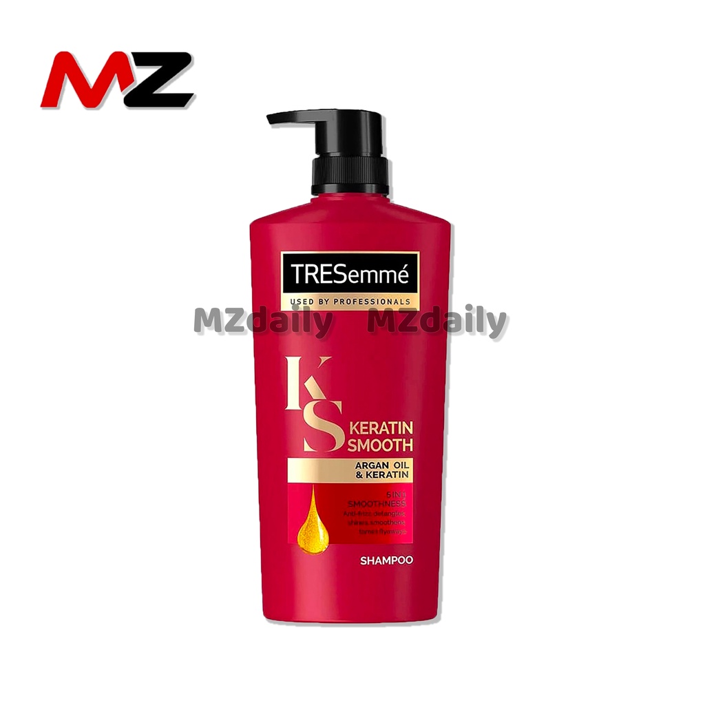 TRESemme KERATIN SMOOTH Argan Oil Keratin SHAMPOO Shopee Philippines