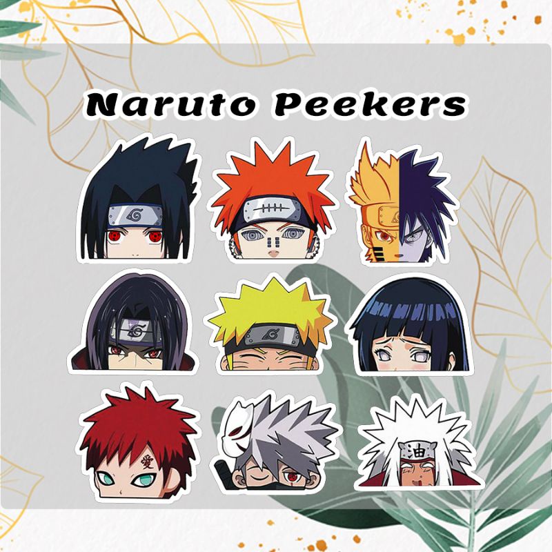 Naruto Sticker Peekers Waterproof Vinyl Stickers Matte/Glossy