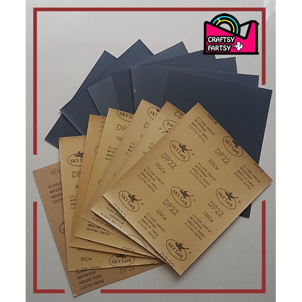 (PER REAM) Sand Paper Waterproof size 220 to 400 Shopee Philippines