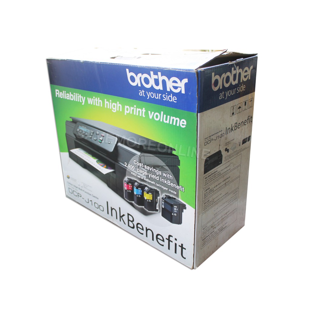 This download only includes the printer drivers and is for users who are familiar with installation using the add printer wizard in windows®. Unused Brother Dcp J100 Without Print Head W Damaged Box Shopee Philippines