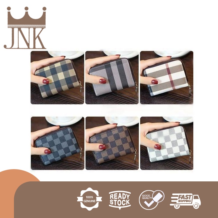 JNK H9113 Single Zipper Short Wallet/Card Holder/Card Organizer