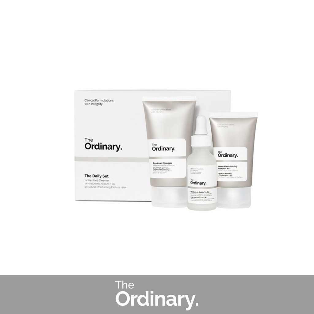 The Ordinary The Daily Set (Squalane Cleanser/Hyaluronic Acid 2+B5