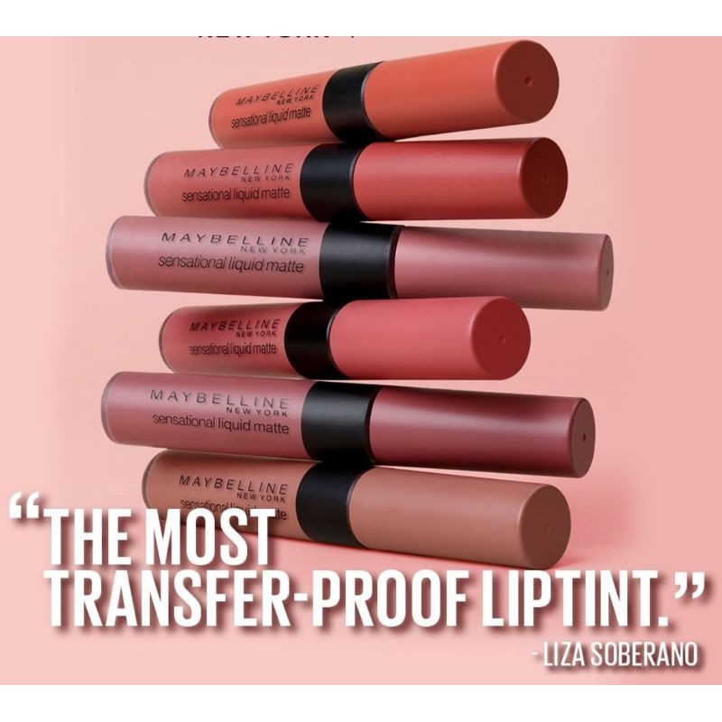 Maybelline Sensational Liquid Matte Lip Tint Shopee Philippines