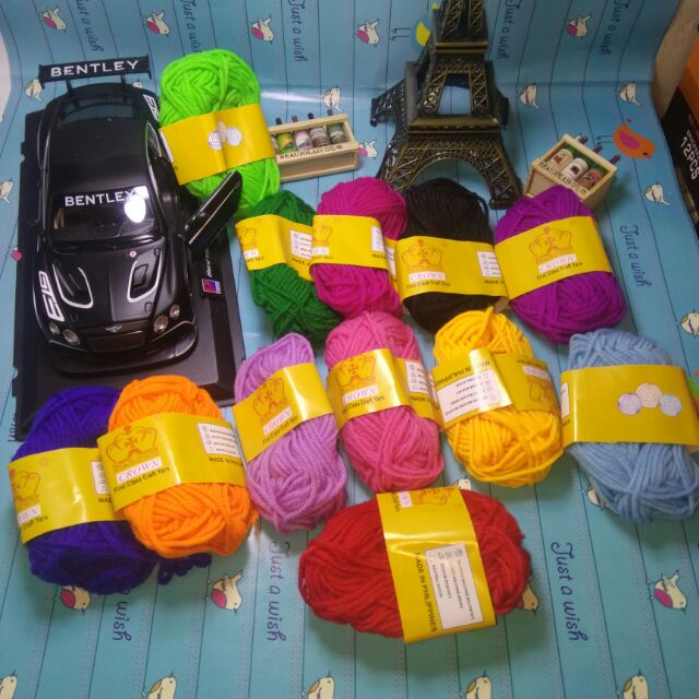 YARN ASSORTED COLOR 12pcs. Shopee Philippines