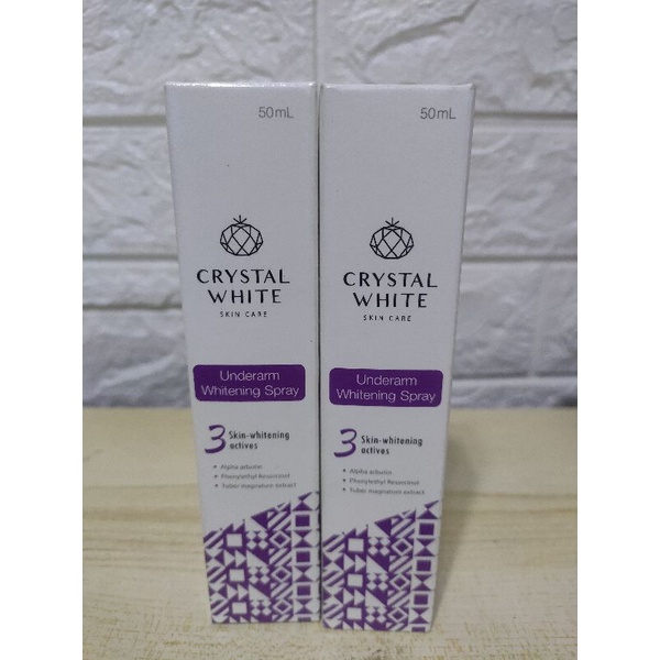 Crystal White Underarm Whitening Spray 50ml Shopee Philippines