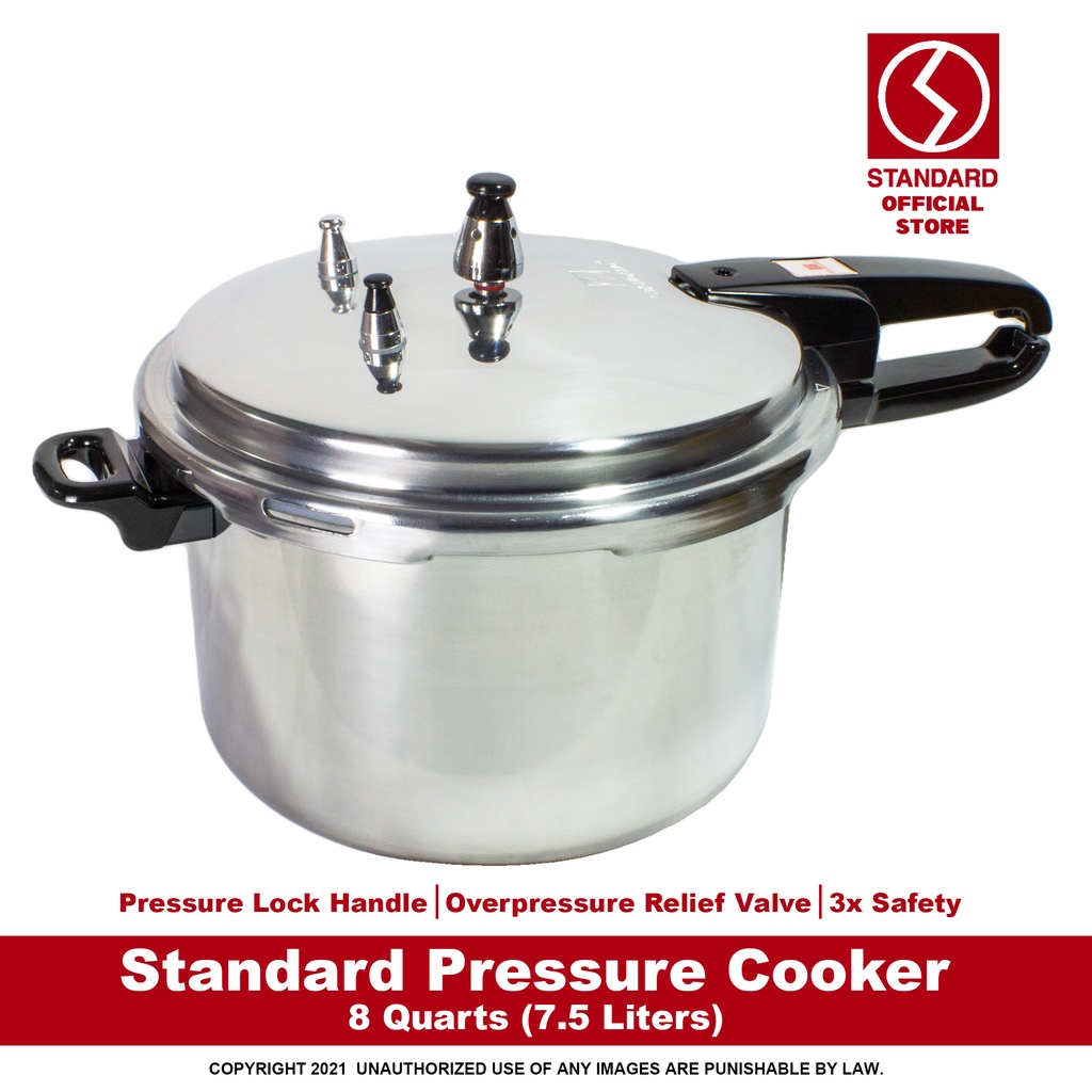 STANDARD Pressure Cooker 8 Quarts (7.5 Liters) SPC 8QC Shopee Philippines
