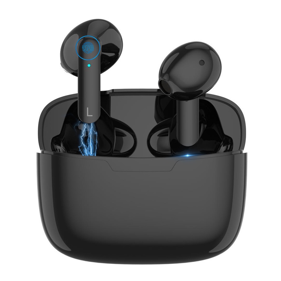 Y168 TWS wireless bluetooth inear headphones earbuds with touch popup