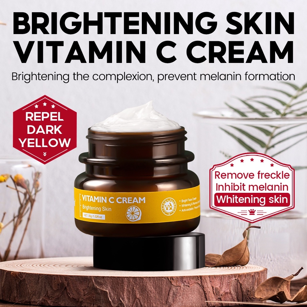 VIBRANT GLAMOUR Nature Vitamin C Face Cream Whitening Moisture Cream