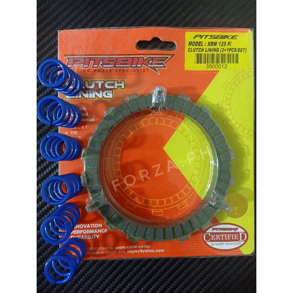 PITSBIKE RS125 XRM125 Fi CLUTCH LINING / SPRING RACING xrm 125 rs 125