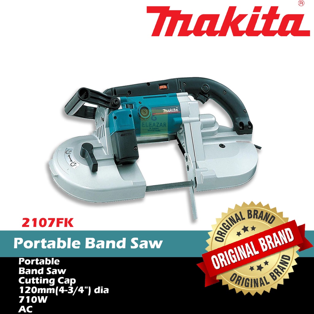 Portable Band Saw Cutting Cap 120mm(43/4") dia 710W AC 2107FK with