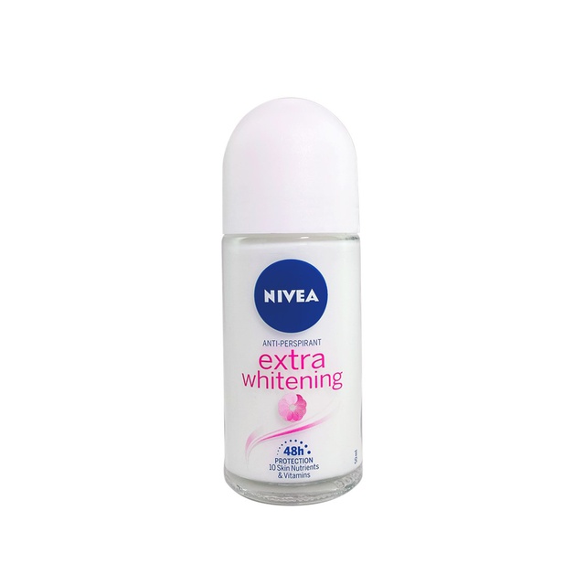 NIVEA Deodorant Extra Brightening Roll On Deodorant, Whitening