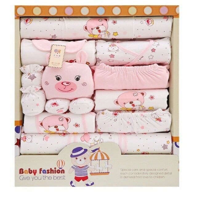 17 PCS. NEW Born Baby clothes Complete Set Shopee Philippines