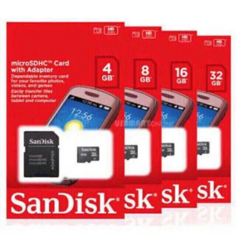 SanDisk Memory Card 2GB 4GB 8GB 16GB 32GB Shopee Philippines