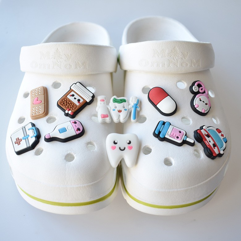 Medical Theme Jibbitz For Clog Slippers Charms Pins Decorations Doctor