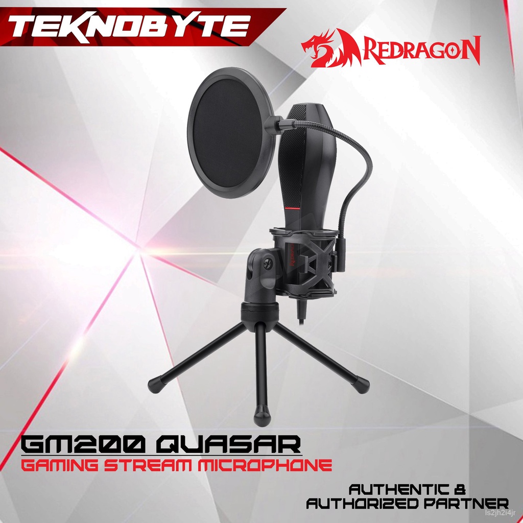 Redragon GM200 QUASAR Gaming Stream Microphone pENs Shopee Philippines