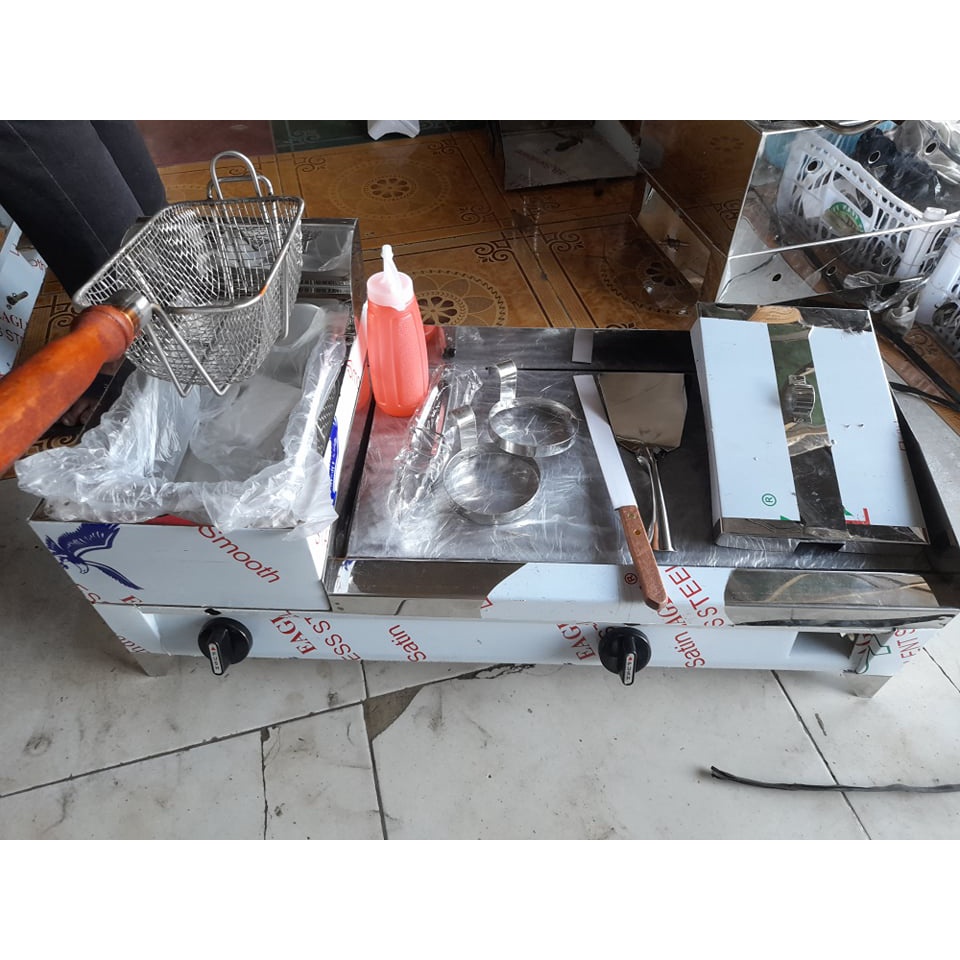 burger grill with deep fryer gas type heavy duty Shopee Philippines