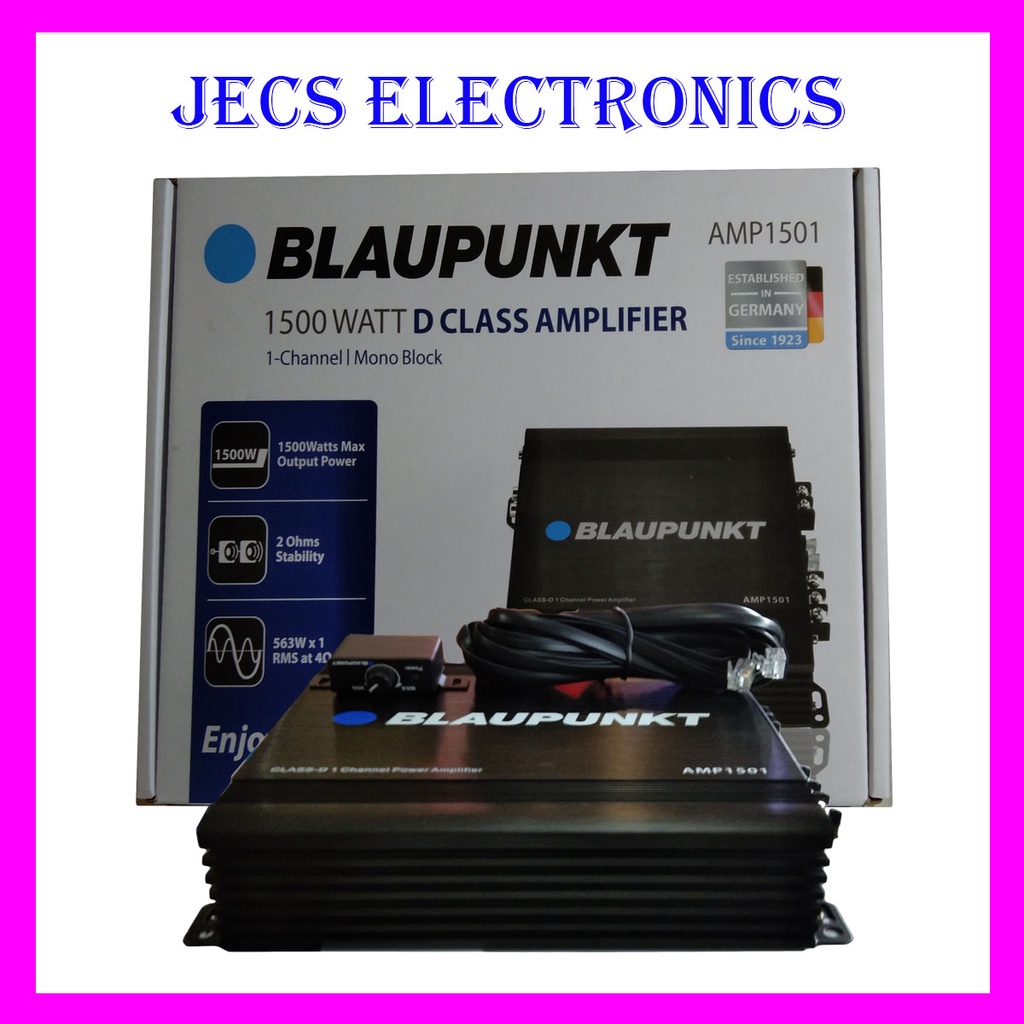 BLAUPUNKT 1500W D Class Amplifier AMP1501 Shopee Philippines