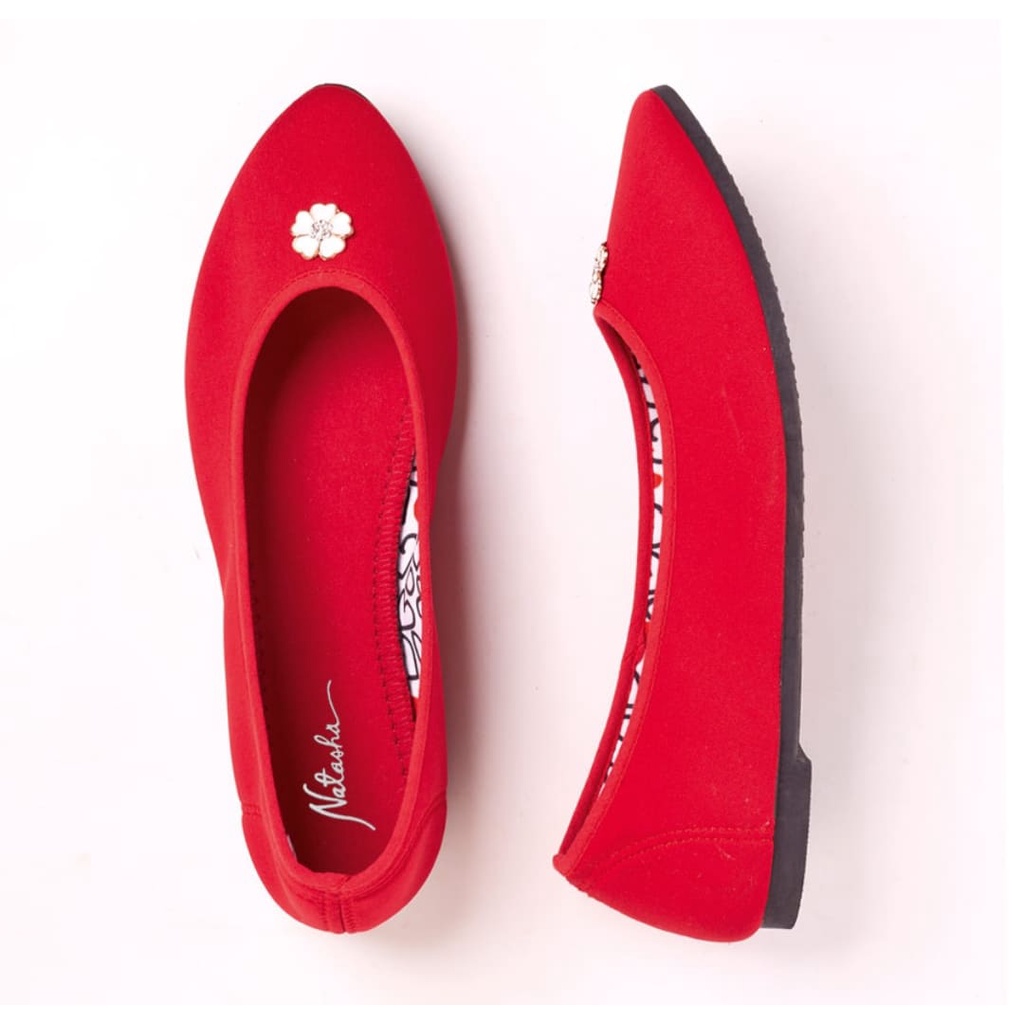 PSS Natasha Ladies' Stylish Printed Flats Ballerina Shoes (Alodia