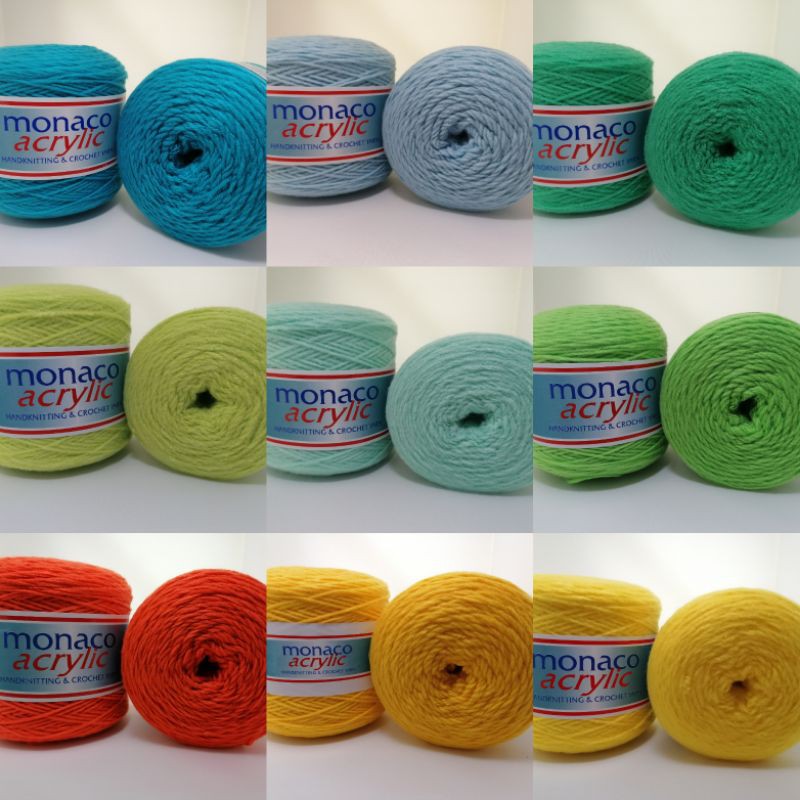 Monaco acrylic yarn crochet or knitting 250 gramspage 1 Shopee Philippines