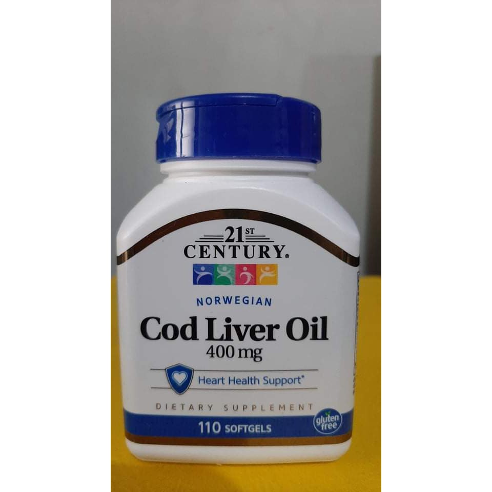 Norwegian Cod Liver Oil 400mg 110 softgels EXPIRY Nov. 2023 21st