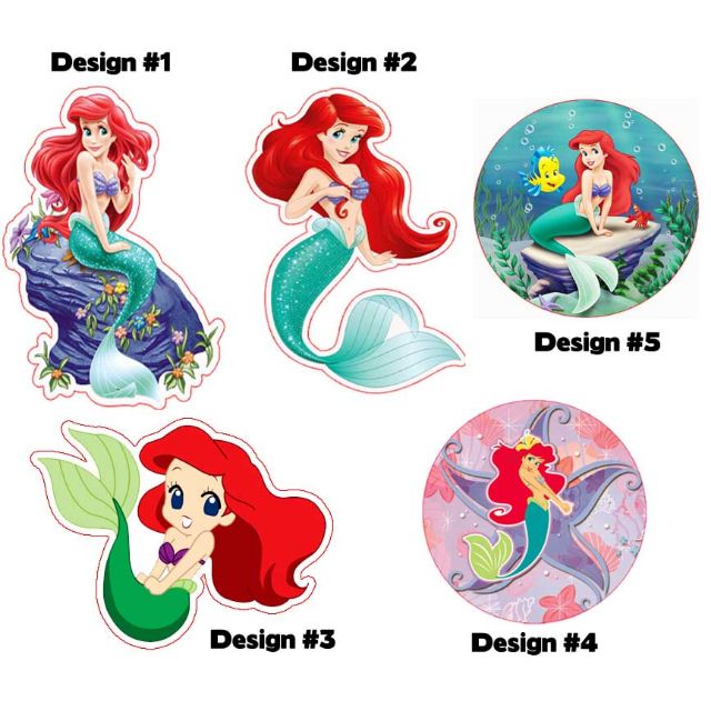 LITTLE MERMAID CUPCAKE TOPPERS (12pcs) Shopee Philippines