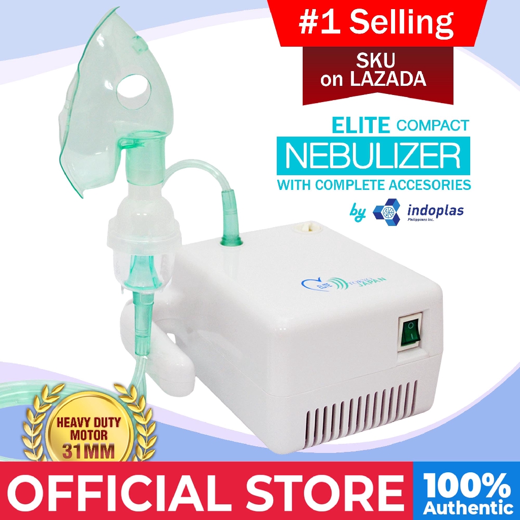Indoplas Elite Compact Nebulizer (w/ complete accessories) Shopee Philippines