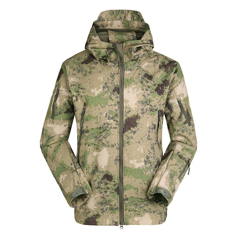 Men's Thermal Softshell Tactical Camouflage Jacket Shopee Philippines