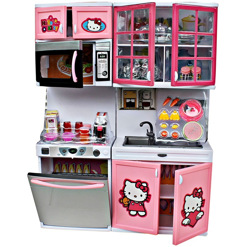 Hello Kitty Mini Kitchen Set with lights and sounds Shopee Philippines