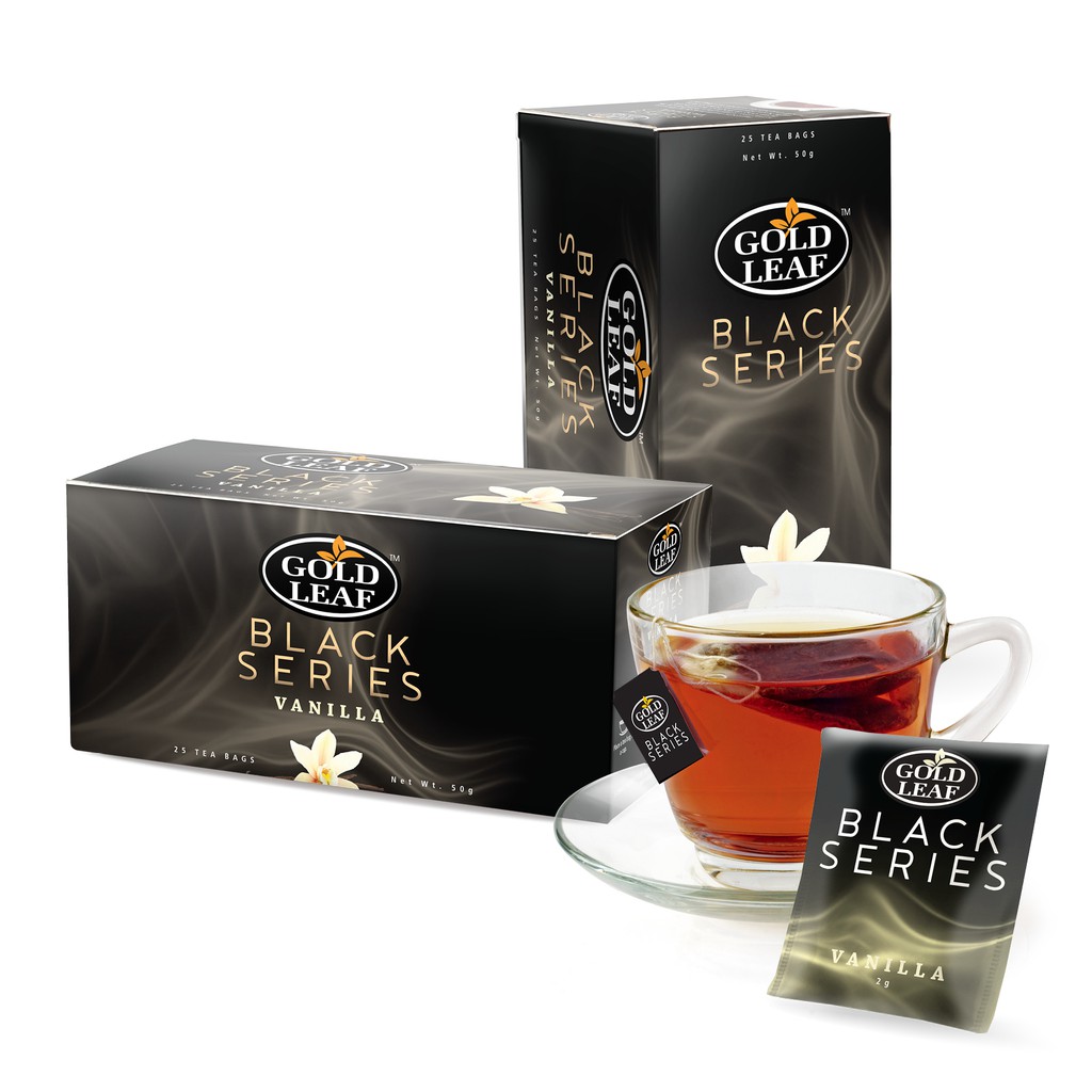 Gold Leaf Black Series Vanilla Tea 25s Shopee Philippines