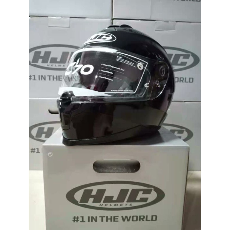 HJC HELMET C70 BLACK Shopee Philippines